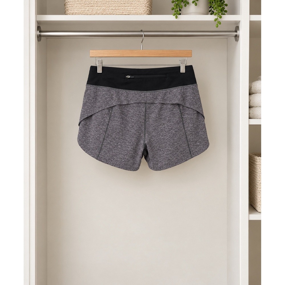 Lululemon Speed Up Short 4" Heather Lux Multi Sz 4 O-8